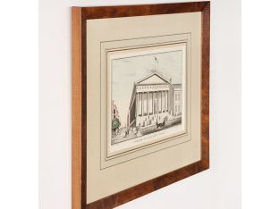 Pair of Hand-Colored Lithographs 22.5W x 19H