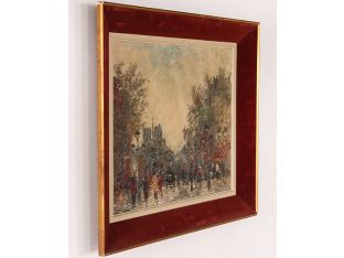 French Impressionist Street Scene 31W x 27H - Cleared Art
