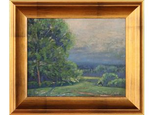 American Impressionist Rolling Hills Landscape 13W x 11H - Cleared Art