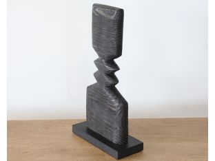 Black Square Sculpture