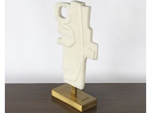 Ivory Abstract Sculpture #2 - Cleared