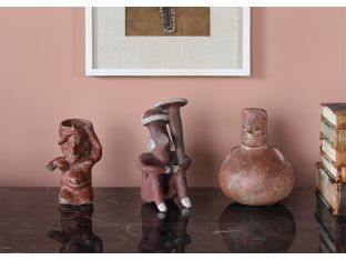 Set Of 3 Pre-Columbian Style Figurines II