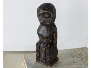 Indonesian Inspired Mahogany Figurine - Cleared