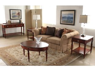 Georgetown Heights Oval Coffee Table