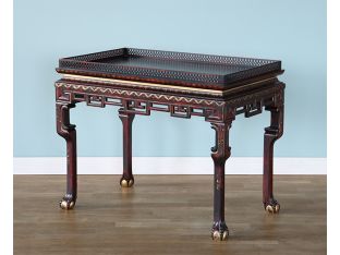 Vintage Ornate Style Tea Or Console Table 