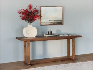Simple Waxed Pine Console