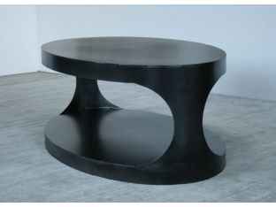Elliptical Metal Coffee Table