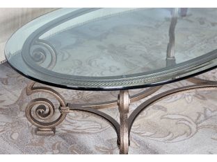 Solano Cocktail Table with Glass Top