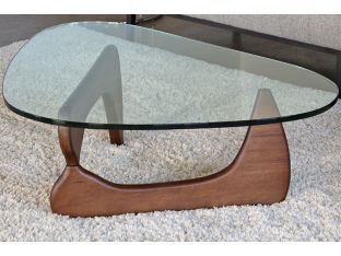 Noguchi Style Coffee Table in Natural Walnut