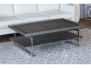 Two Tiered Shagreen Coffee Table