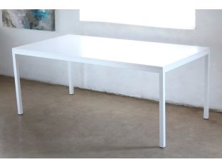 6' Office Table with White Top