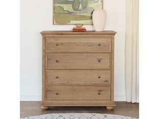 Oak Country Farmhouse Style Tall Dresser