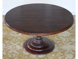Magnolia Round Dining Table in Dark Oak
