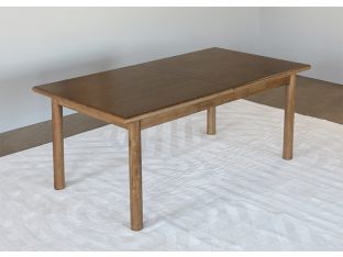 Toasted Natural Oak Dining Table With Extension