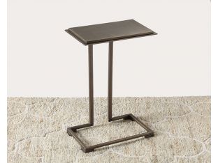Etched Brass Side Table