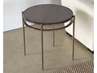 Camden Round End Table with Maple Top