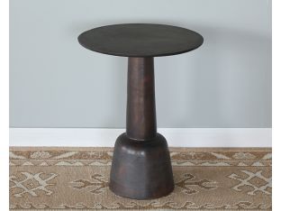 Cast Aluminum Bronze Pedestal Table