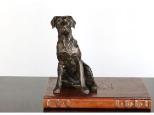 Bronze Labrador Retriever Figurine