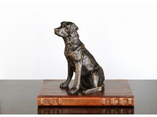 Bronze Labrador Retriever Figurine