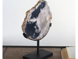 Petrified Wood Sculpture With Stand 2