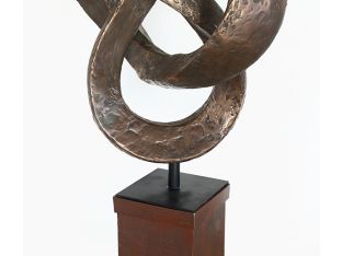 Bronze Trifoil Sculpture - Cleared Décor