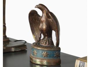 Antique Brass Bald Eagle Figurine