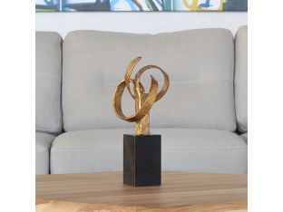 Gold Ribbon Statue -- Cleared Décor 