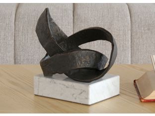 Bronze Abstract Infinity Statue--Cleared Décor