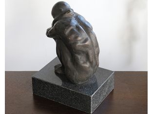 Crouching Bronze Figure -- Cleared Décor