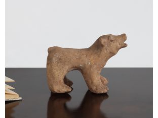 Clay Bear Figurine 