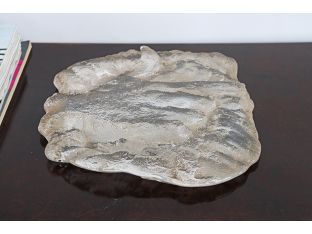 Cast Glass Hand Imprint