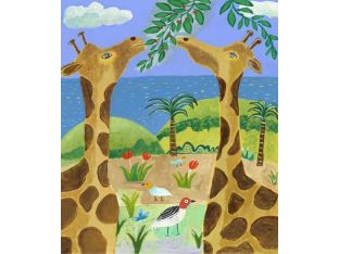 Giraffes 24W x 28H