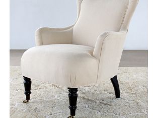 Tightback Lounge Chair in Linato Cream