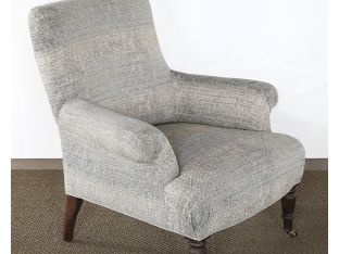 Nepal Mineral Lounge Chair With Pecan Finish