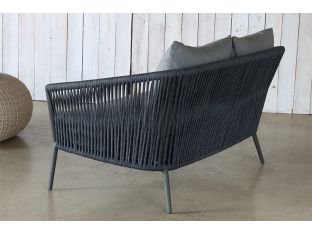 Charcoal Outdoor Loveseat