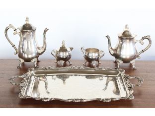 Silver Plated Tea Set - 5 piece