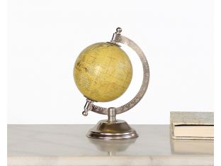 Colony Globe with Nickel Finish Base