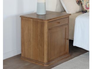 Oak Farmhouse Left Nightstand