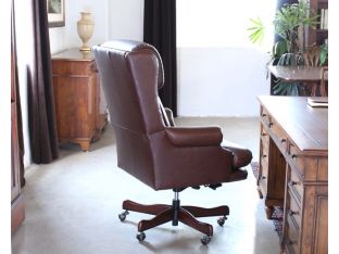 Coffee Leather Executive Chair