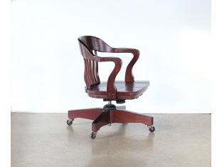 Rolling Bank Of England Desk Chairs With Arms