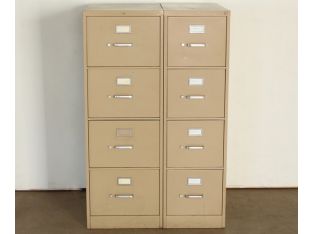 4 Drawer Putty Office File Cabinet