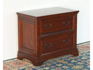 Two Drawer Cherry File Cabinet