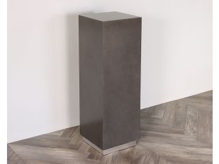 Black Pedestal with Plinth Base