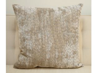 Wheat Jenga Pillow