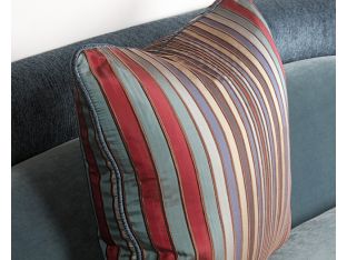 Multi-colored Dark Tone Striped  Pillows