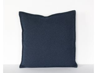 Indigo Boucle Pillow