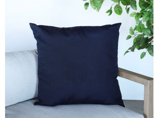 Large Navy Outdoor Pillow 