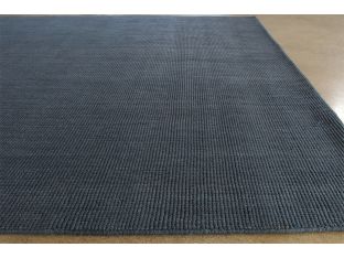 9' x 13' Navy Wool Sisal Rug