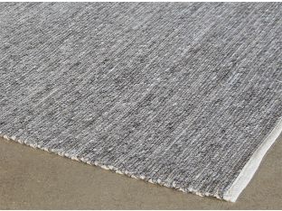 8' X 10' Grey Woven Rug