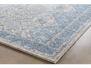 8' X 11' Ainsley Rug In Ivory Blue